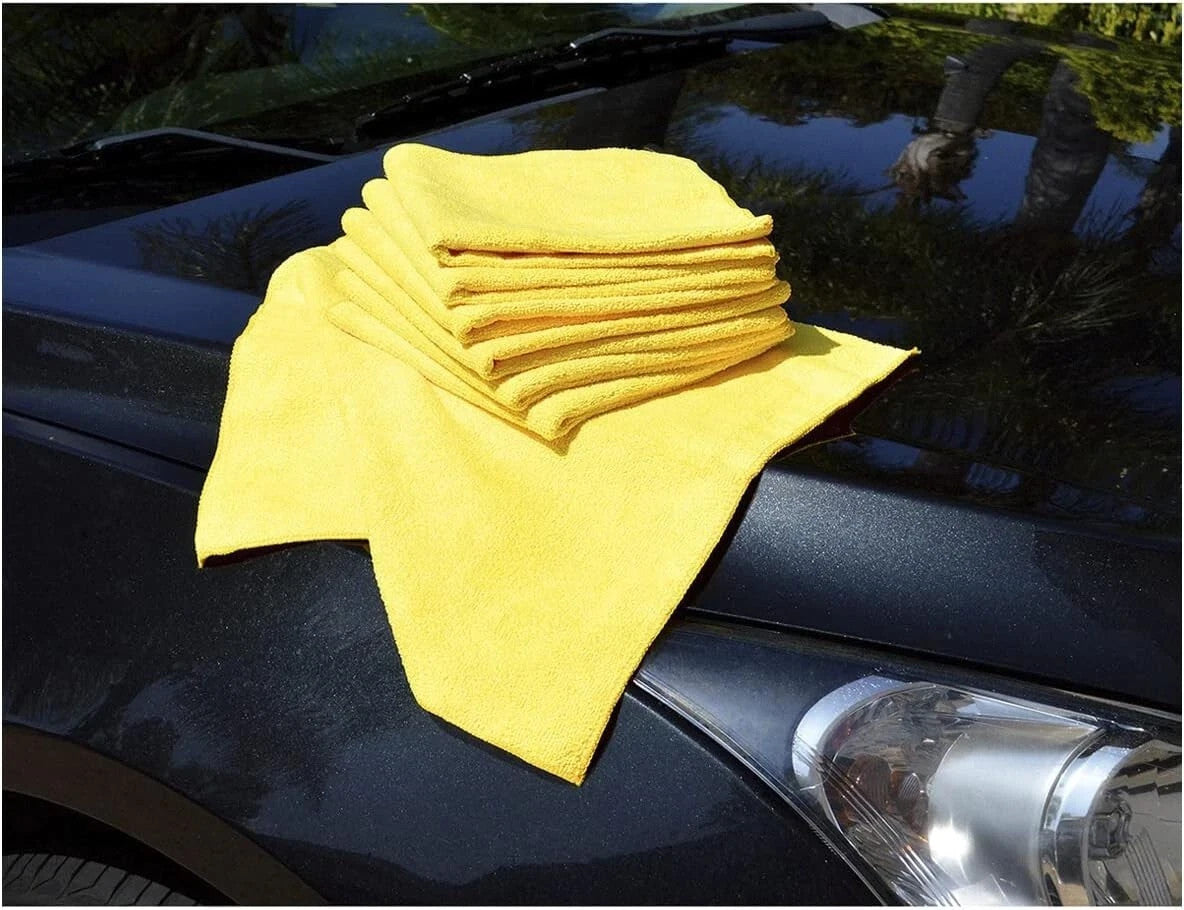 Kirkland Microfibre Car Cleaning Towels 36 Pack Ultra Plush 40cm Reusable Cloths