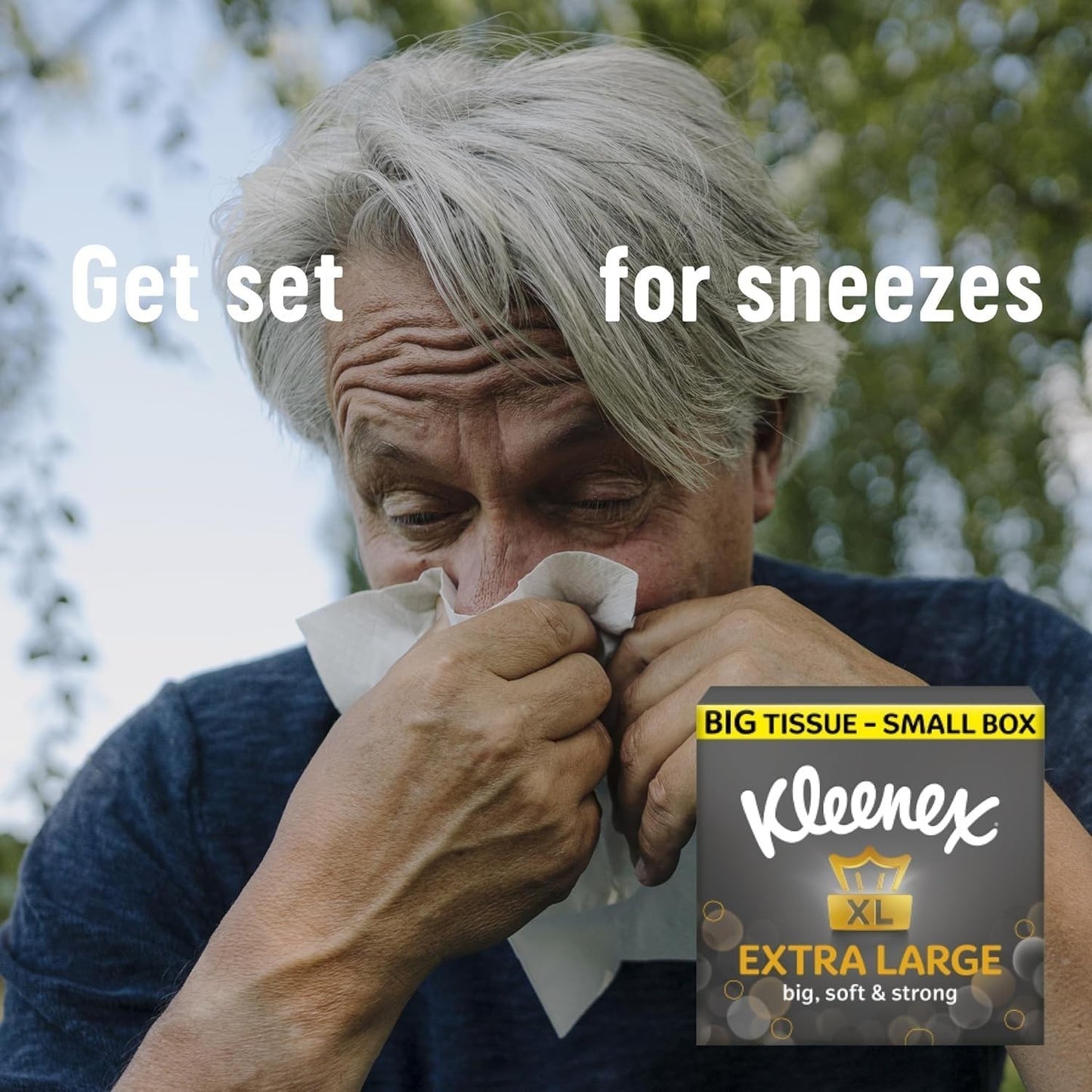 Kleenex Extra Large 2Ply Facial Tissues 6 Boxes x90 Sheets Strong Soft Comfort
