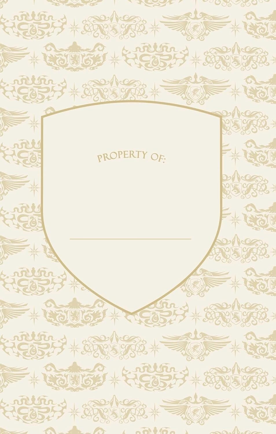 Harry Potter Hogwarts Crest Hardcover Insight Editions premium Journal 192 Pages