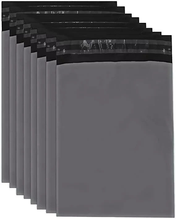 50 Grey Postal Mailing Bags 10x14 Inch 250x350mm Self Seal Postage Parcel Bags