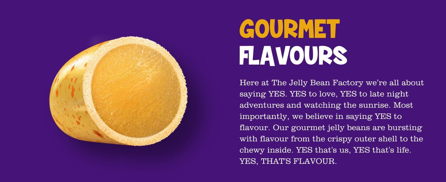 The Jelly Bean Factory 36 Flavour Mix 1.4kg Gourmet Sweets Natural Gluten Free