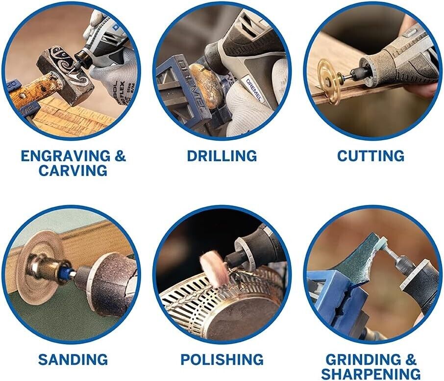 Dremel 4250 Multitool Platinum Tool Kit with 6 Attachments 128 Accessories 175W
