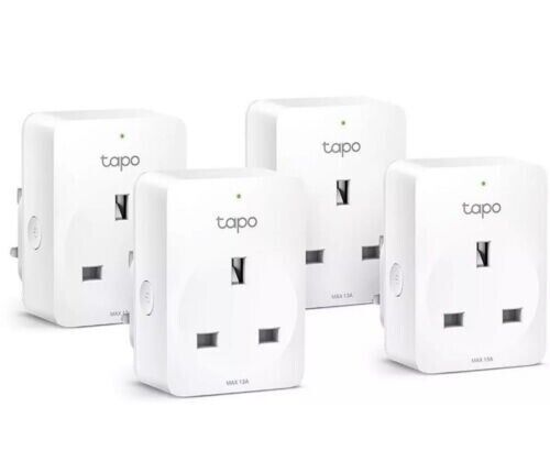 TP Link Tapo Outlet Works With Google Amazon Alexa Mini Smart Wi-Fi Socket 4 Pcs