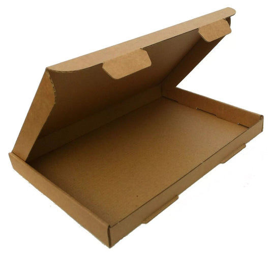 Royal Mail PIP Large Letter Postal Boxes C5 22x16x2cm Pack of 50 Brown Cardboard