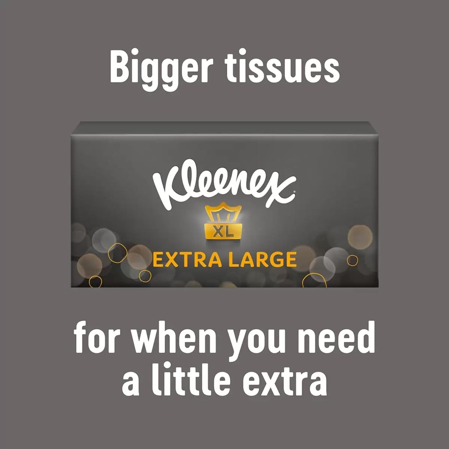 Kleenex Extra Large 2Ply Facial Tissues 6 Boxes x90 Sheets Strong Soft Comfort