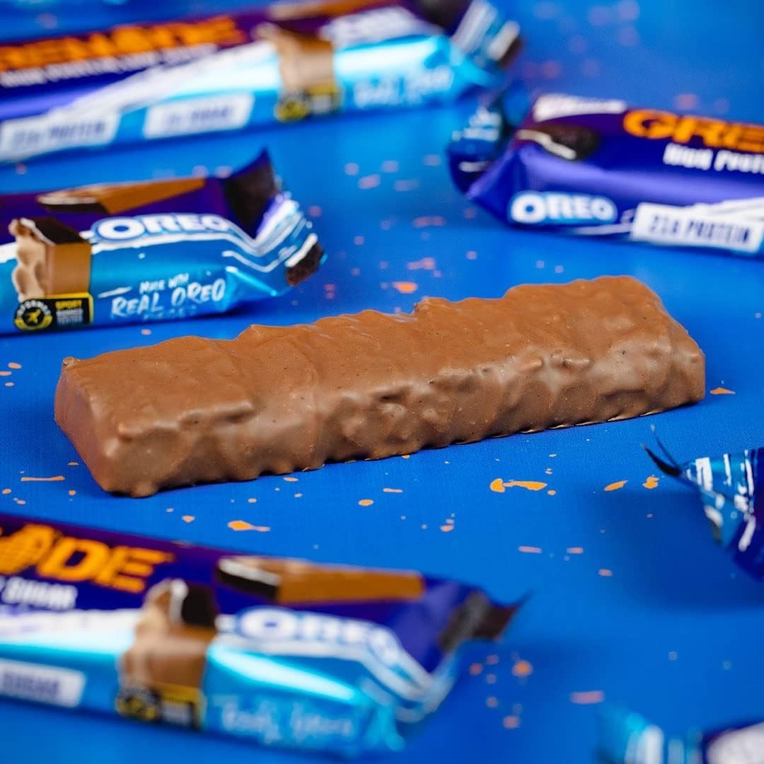 12x Grenade Protein Bars 60g High Protein Low Sugar Snack Oreo Bar 21g Protein
