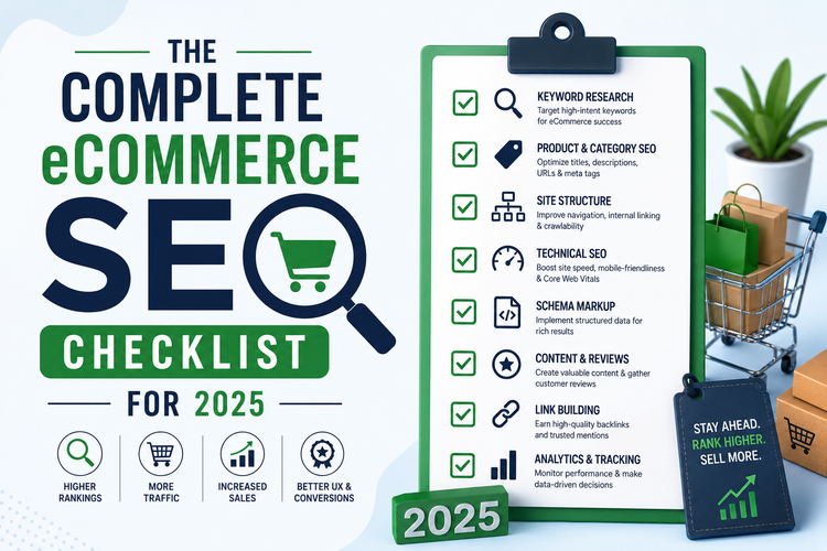 The Complete eCommerce SEO Checklist for 2025