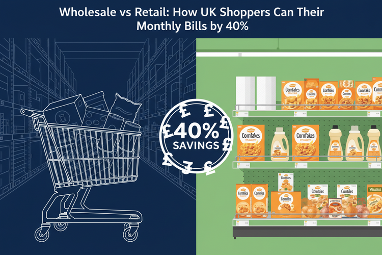 Wholesale vs Retail: How UK Shoppers Can Cut Their Monthly Bills by 40%