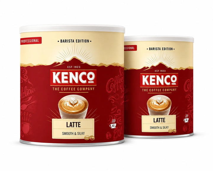Kenco Latte Instant Coffee 2 x 1kg Tins