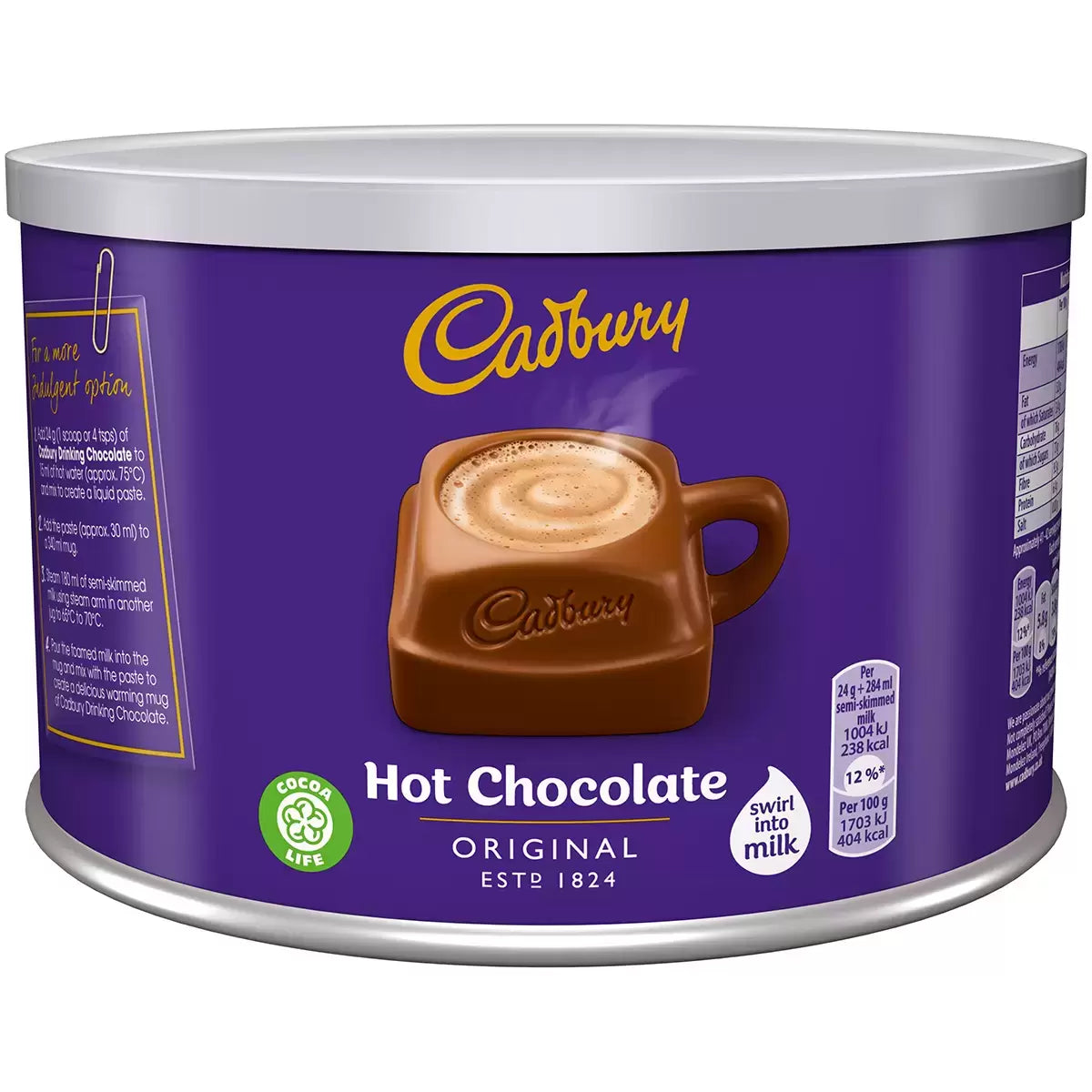 Cadbury Luxury Drinking Hot Chocolate 1kg – Rich Creamy Taste
