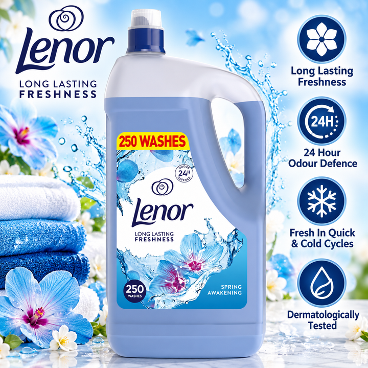 Lenor Spring Awakening Fabric Conditioner 5L 250 Wash