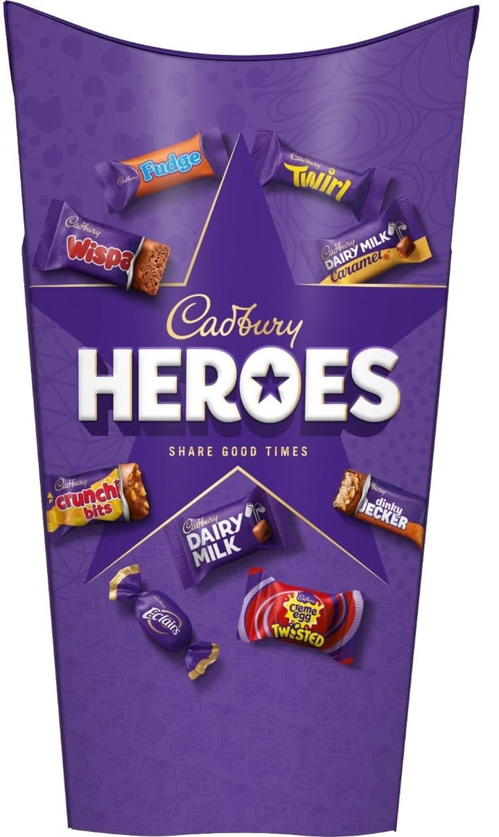 Cadbury Heroes Miniature Chocolate Cartons 2 x 290g