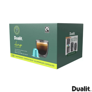 Dualit Aluminium Coffee Capsules Lungo Espresso 4 x 30 Pack