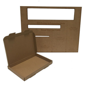 Large Letter Box Suitable for Royal Mail PIP Brown C5 22x16x2 cm Pack of 50 Box