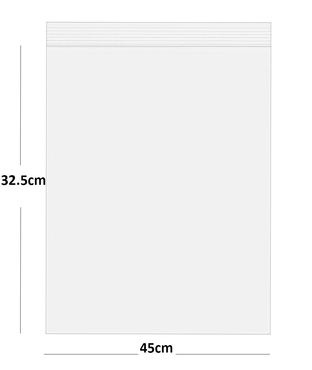 Grip Seal Bags Self Resealable Clear Polythene Poly Plastic Zip Lock All Sizes