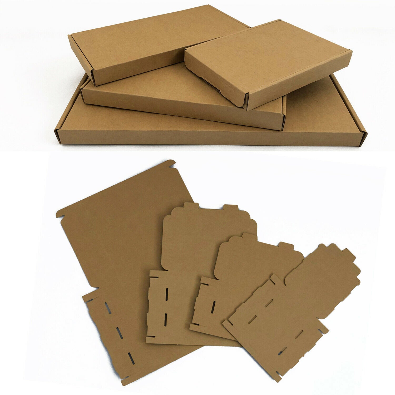 ROYAL MAIL PIP LARGE LETTER MAIL CARDBOARD POSTAL BOXES BROWN SIZE C4 C5 C6 DL