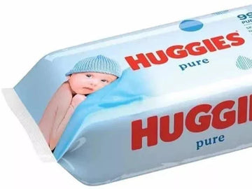 Huggies Pure Baby Wipes Jumbo Pack 720 Baby Cleansing Wipes Total 99% Pure Water