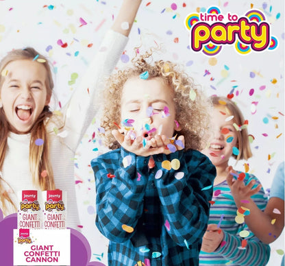 2 Giant Confetti Cannons Large Party Popper Shooter Wedding Birthday Celebration