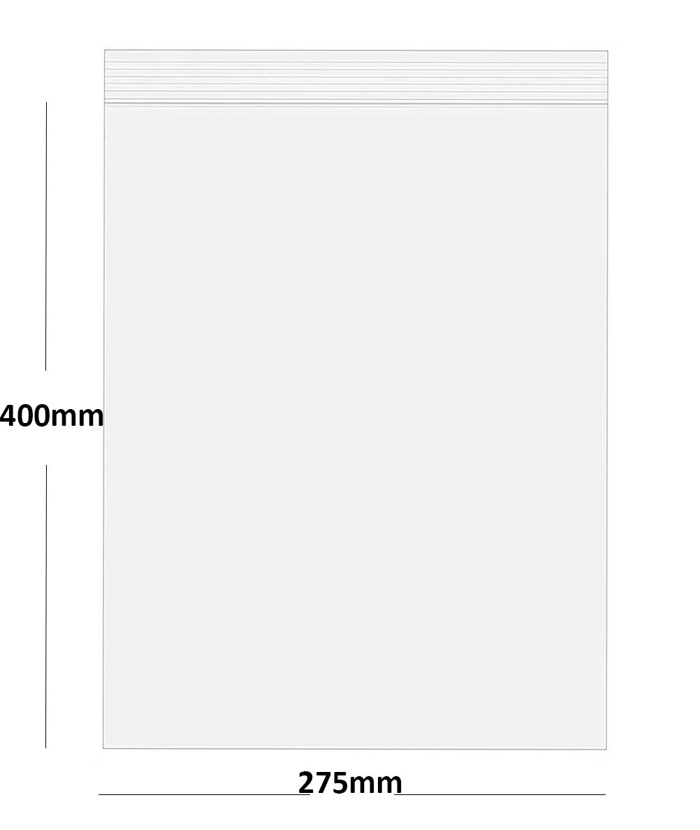 Grip Seal Bags Self Resealable Clear Polythene Poly Plastic Zip Lock All Sizes