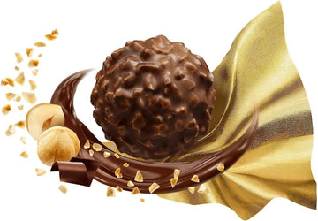 Ferrero Rocher 48 Piece Chocolate Gift Box 600g Milk Chocolate Hazelnut Pralines