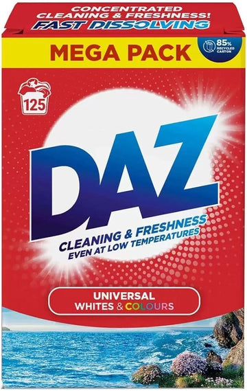 Daz Universal Bio Laundry Powder Pack of 125 Wash