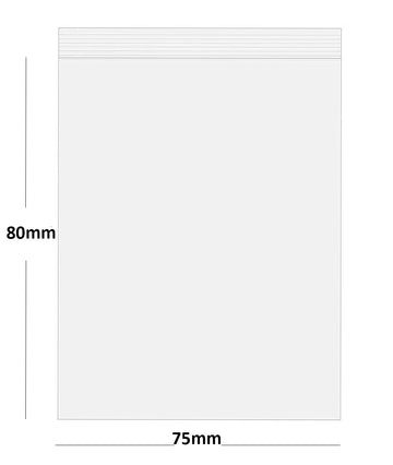 Grip Seal Bags Self Resealable Clear Polythene Poly Plastic Zip Lock All Sizes