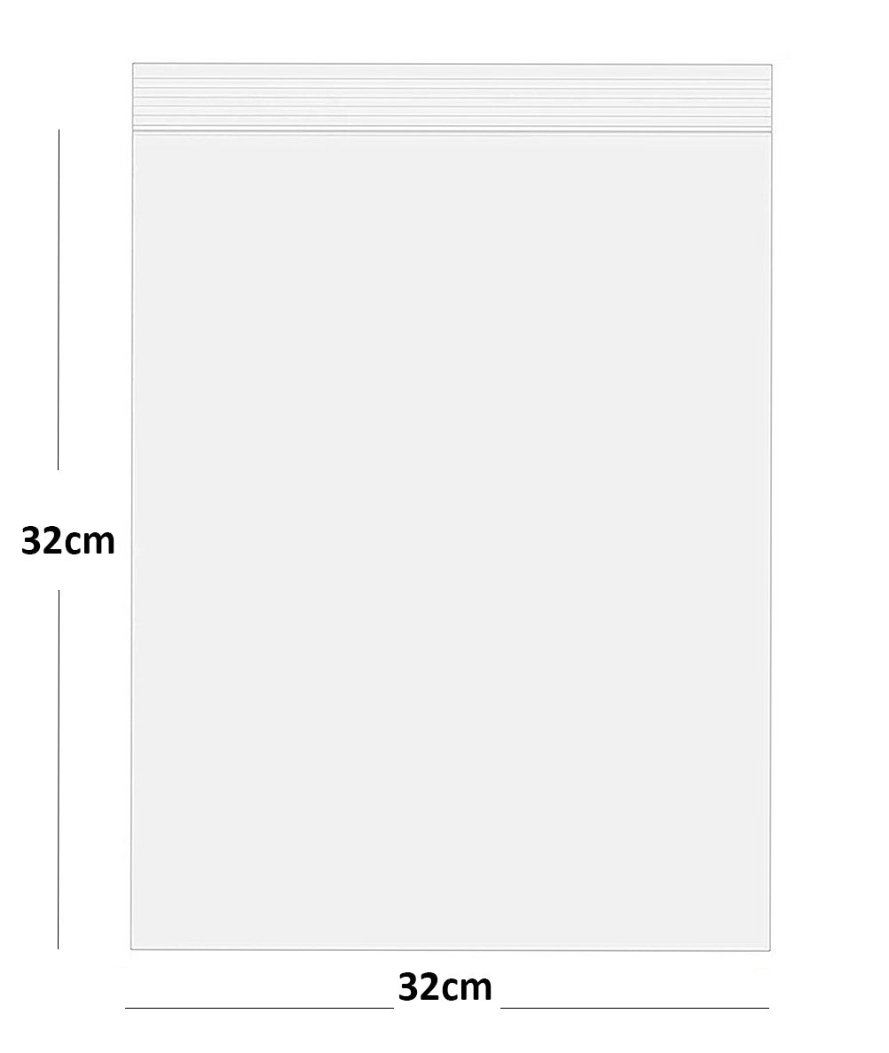 Grip Seal Bags Self Resealable Clear Polythene Poly Plastic Zip Lock All Sizes