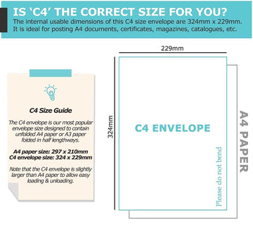 Hard Card Board Backed Please Do Not Bend Envelopes Manilla Brown A3 A4 A5 A6