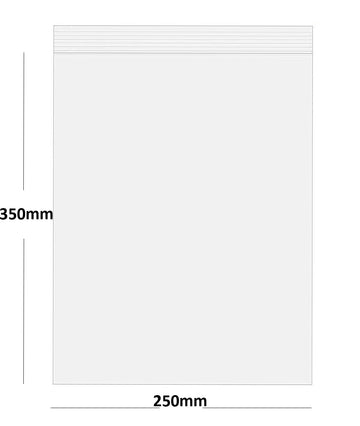 Grip Seal Bags Self Resealable Clear Polythene Poly Plastic Zip Lock All Sizes