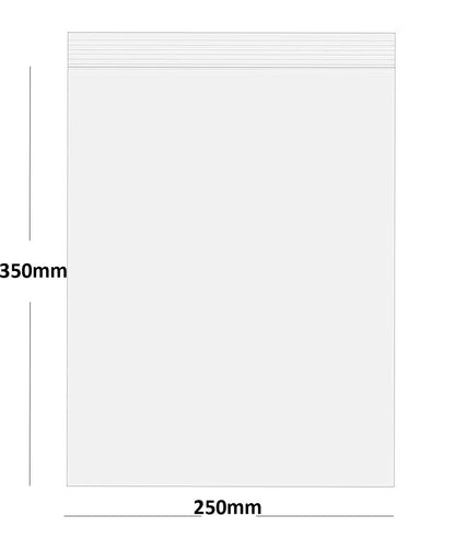 Grip Seal Bags Self Resealable Clear Polythene Poly Plastic Zip Lock All Sizes