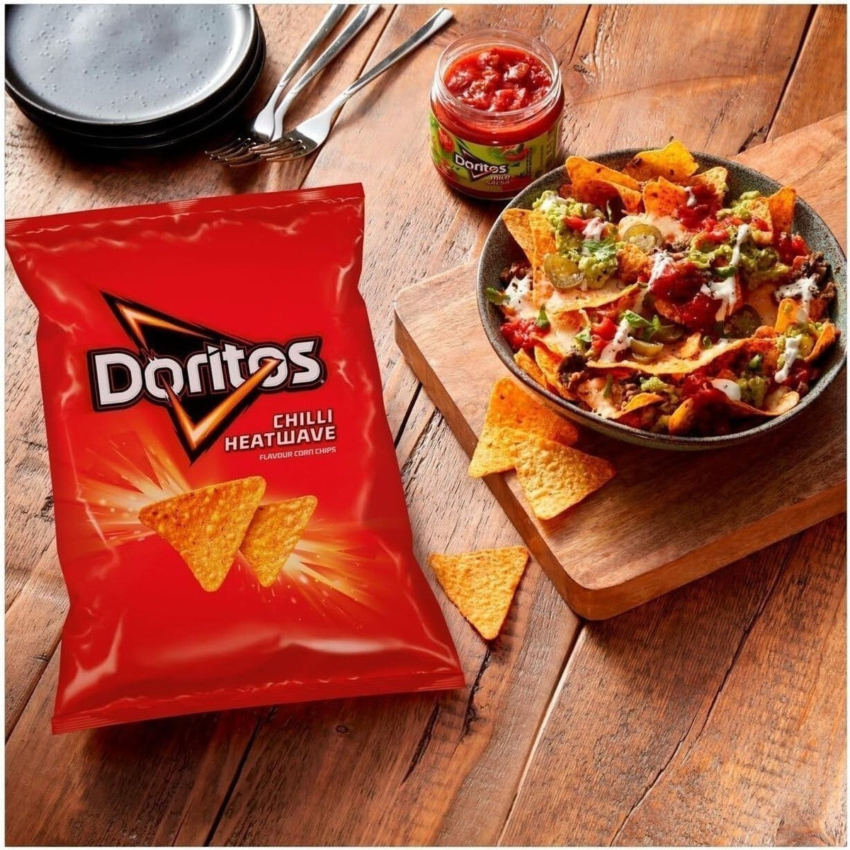 Walkers Doritos 7x180g Variety Box Cool Tangy Chilli Heatwave Crisps Vegetarian