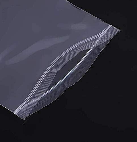 Grip Seal Bags Self Resealable Clear Polythene Poly Plastic Zip Lock All Sizes