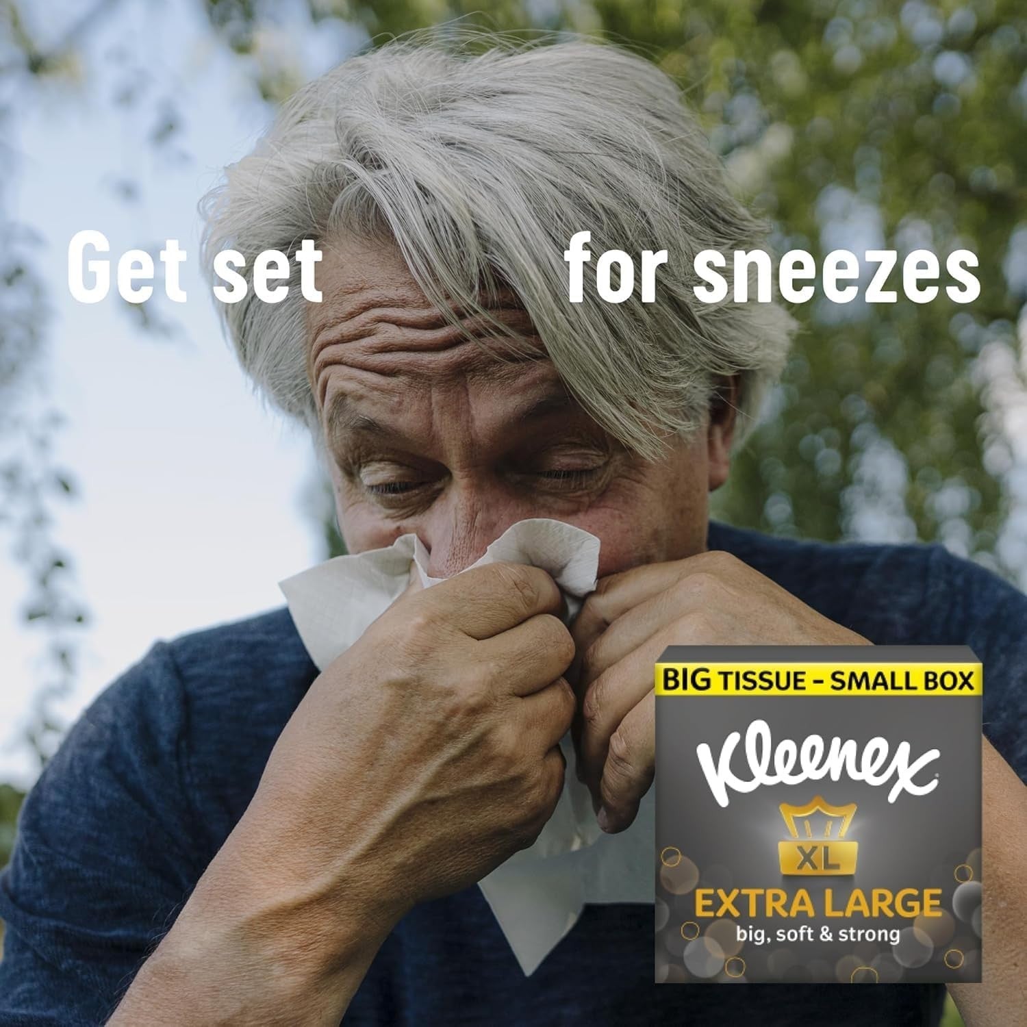 Kleenex Extra Large 2Ply Facial Tissues 6 Boxes  x90 Sheets Strong Soft Comfort