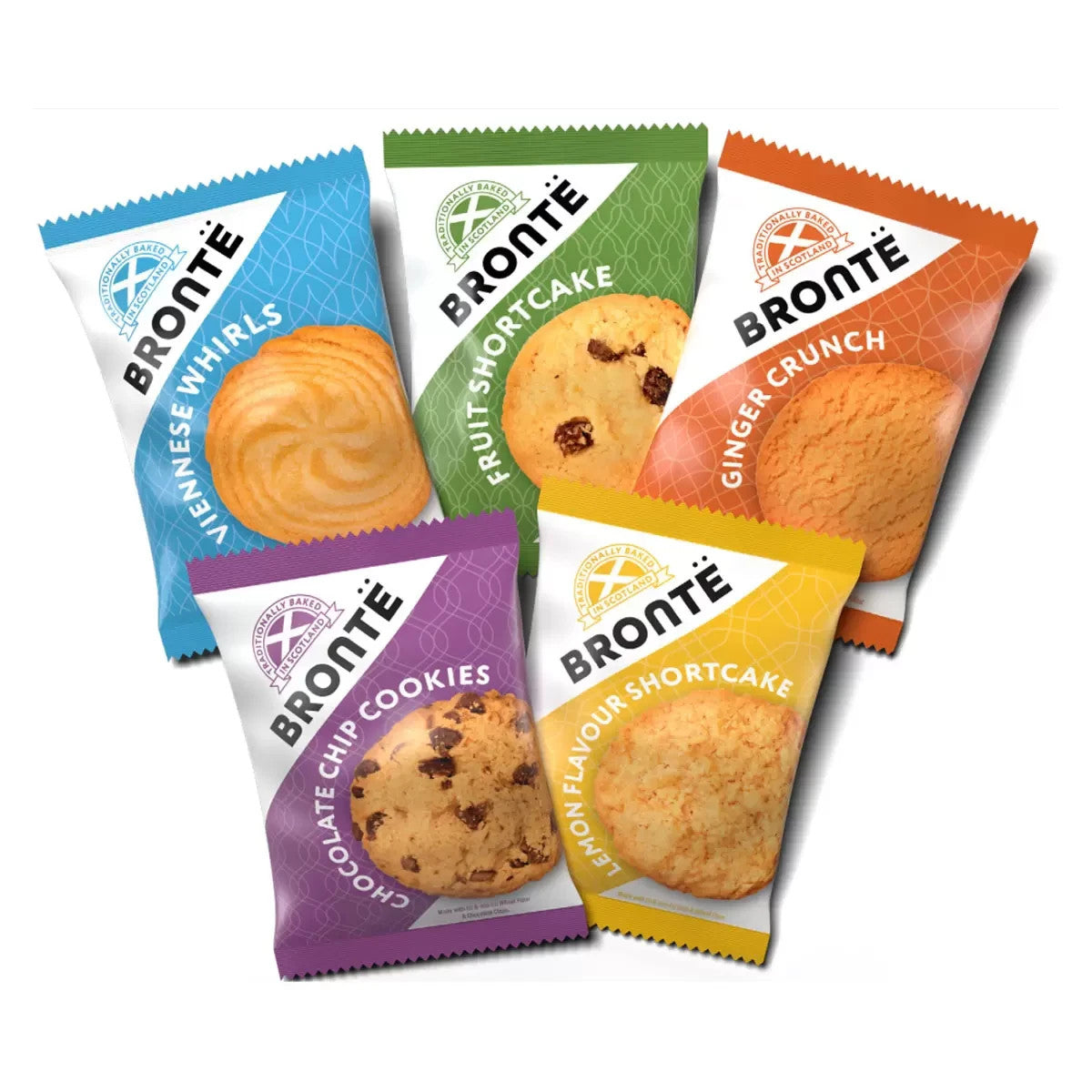 Bronte Biscuits 100 Mini Packs Variety Box 100x 30g Brontë 5 Variety Cookies New