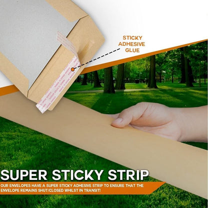Hard Card Board Backed Please Do Not Bend Envelopes Manilla Brown A3 A4 A5 A6