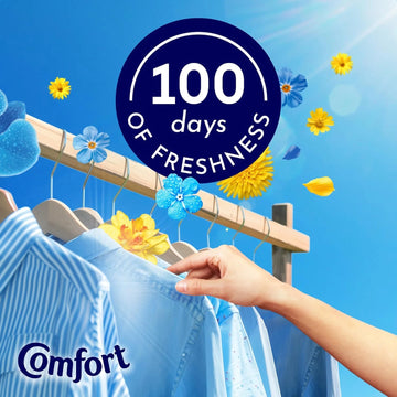 Comfort Fresh Sunshiny Days Fabric Conditioner Softener with Motion-Activat<wbr/>ed Fr