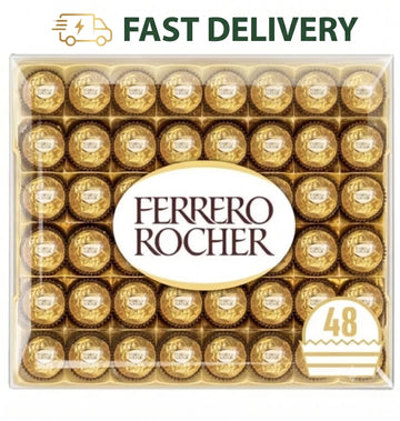 Ferrero Rocher 48 Piece Chocolate Gift Box 600g Milk Chocolate Hazelnut Pralines