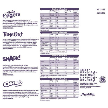 Cadbury & Oreo Big Box Of Treats 64 Snacks
