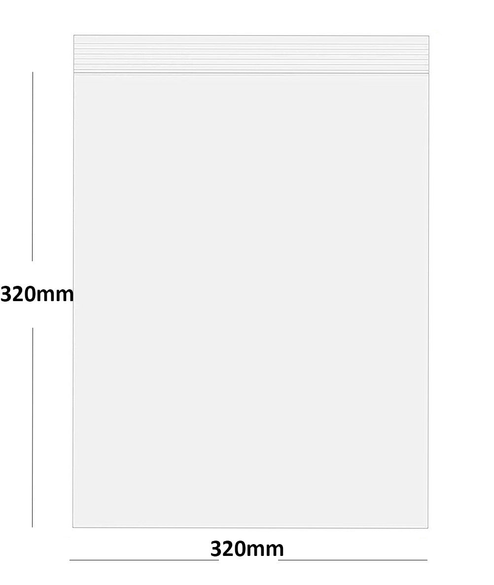 Grip Seal Bags Self Resealable Clear Polythene Poly Plastic Zip Lock All Sizes