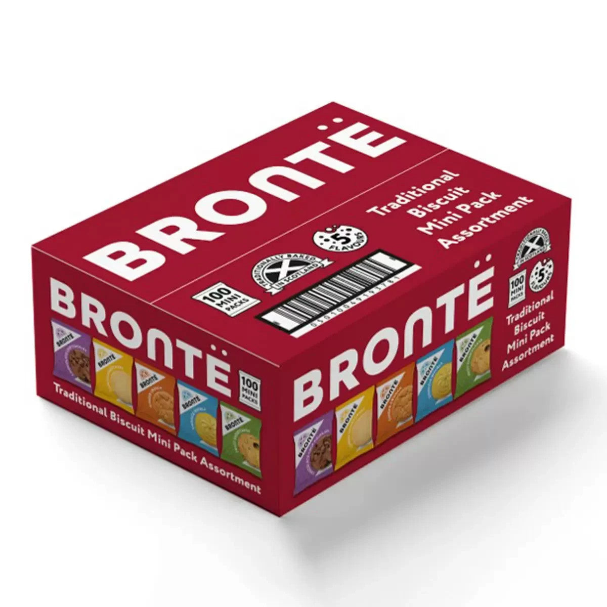 Bronte Biscuits 100 Mini Packs Variety Box 100x 30g Brontë 5 Variety Cookies New