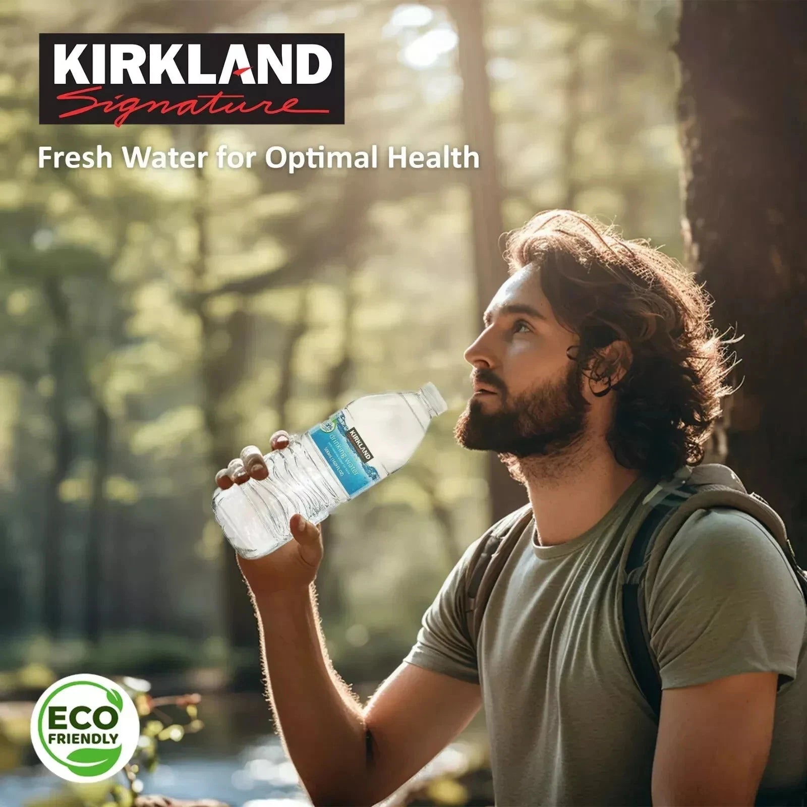 Bulk Kirkland Spring Still Bottled Water 40 x 500ml Water Multipack, Fresh Water