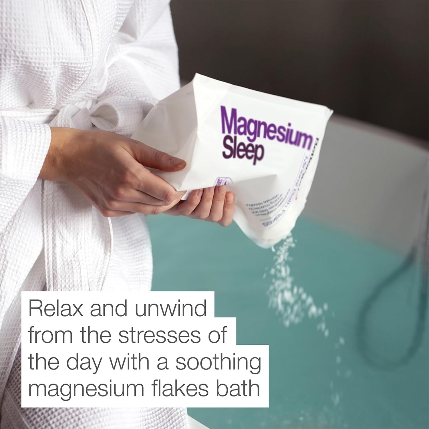 2 x 1kg BetterYou Magnesium Sleep Mineral Bath Flakes Relaxing Vegan Bath
