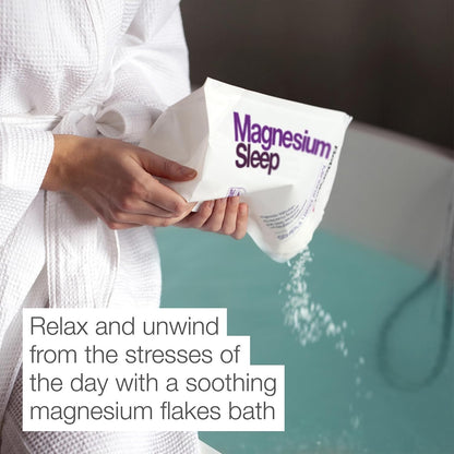 2 x 1kg BetterYou Magnesium Sleep Mineral Bath Flakes Relaxing Vegan Bath