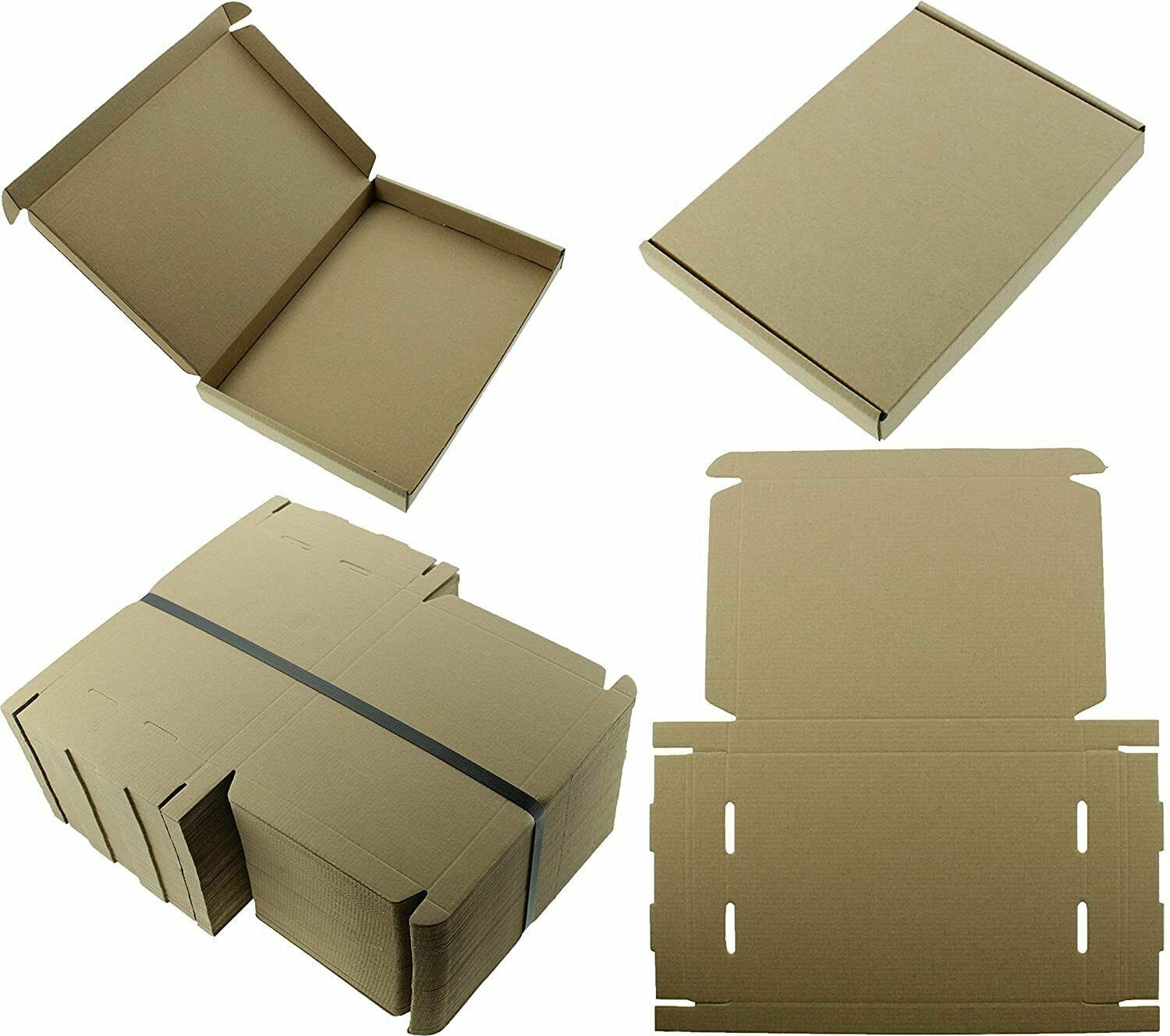 ROYAL MAIL PIP LARGE LETTER MAIL CARDBOARD POSTAL BOXES BROWN SIZE C4 C5 C6 DL