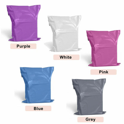 Coloured Mailing Bags Plastic Post Seal Waterproof Strong Parcel All Sizes UK