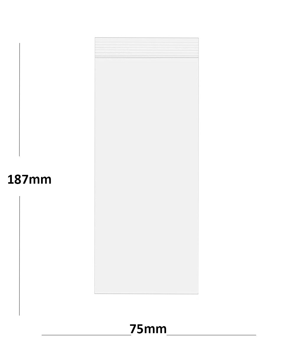Grip Seal Bags Self Resealable Clear Polythene Poly Plastic Zip Lock All Sizes
