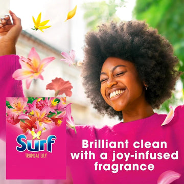 Surf XXXL Mega Pack Tropical Lily Laundry Washing Powder 125 Washes, 6.25 kg