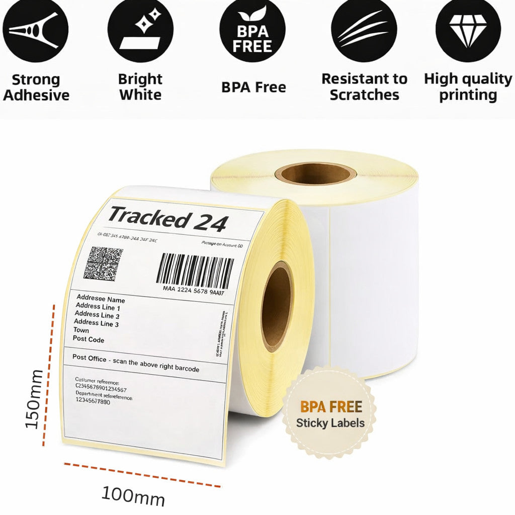 4x6 Thermal Shipping 500 Labels Roll Direct Printer Labels for eBay Royal Mail