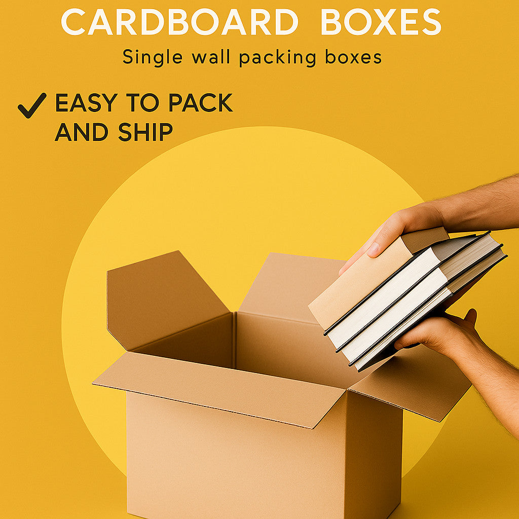 Single Wall 10x8x6" Boxes High Quality Postal Mailing Cardboard Packaging Carton