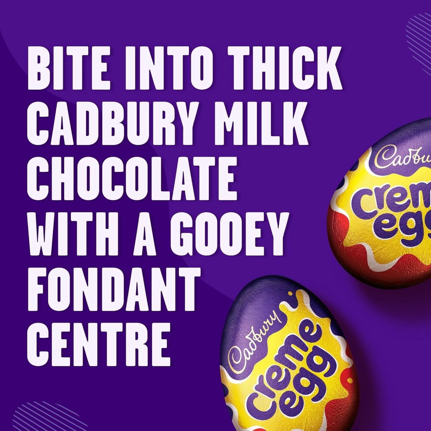 Cadbury Milk Chocolate Creme Eggs Bulk Pack Perfect for Easter Egg Hunts 40gx 48